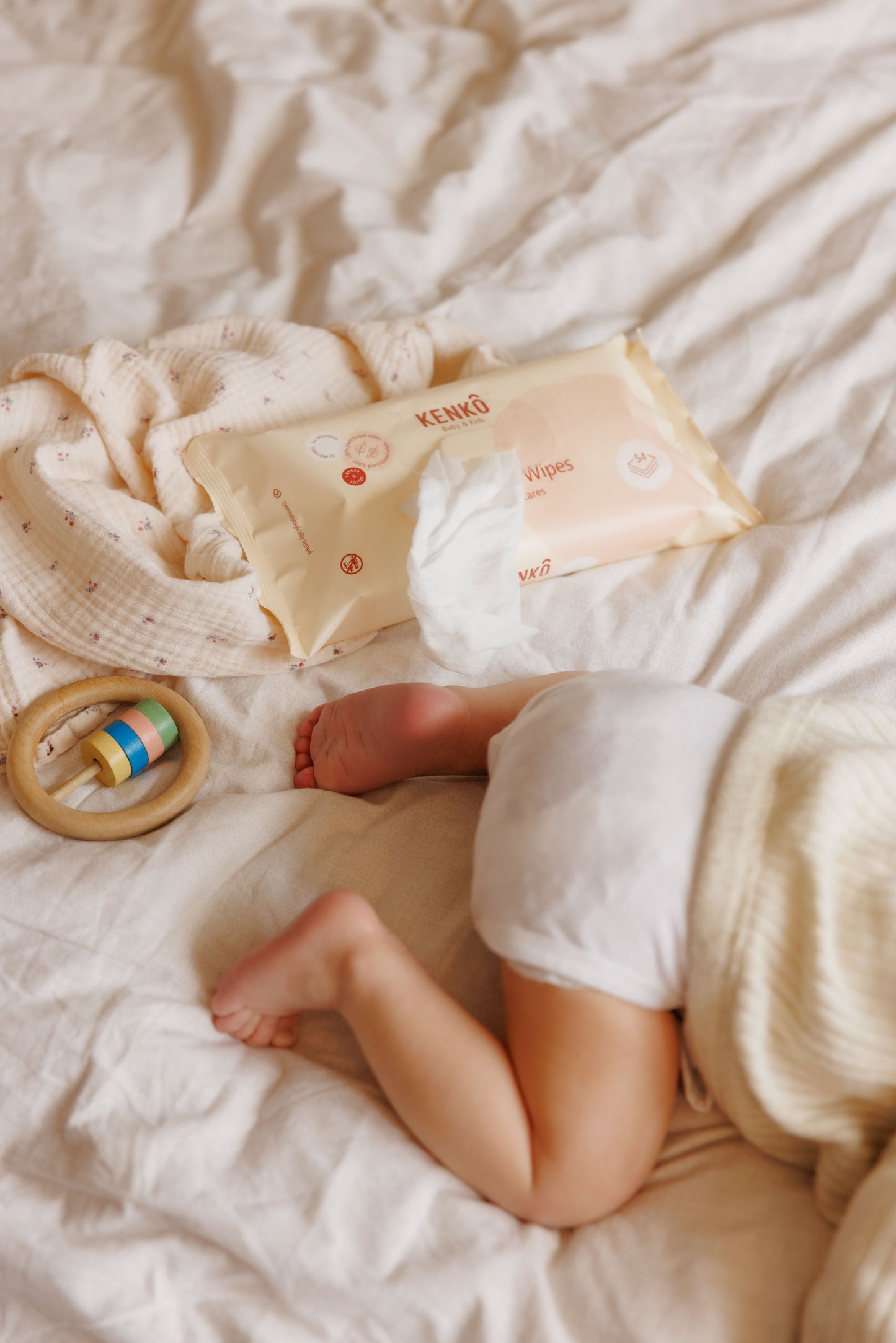 3 in 1 Natural Baby Wipes - 54 pcs