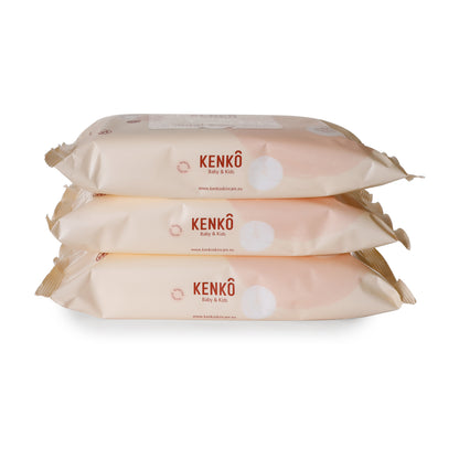 3 in 1 Natural Baby Wipes - Combi-pack - 3 x 54 pcs