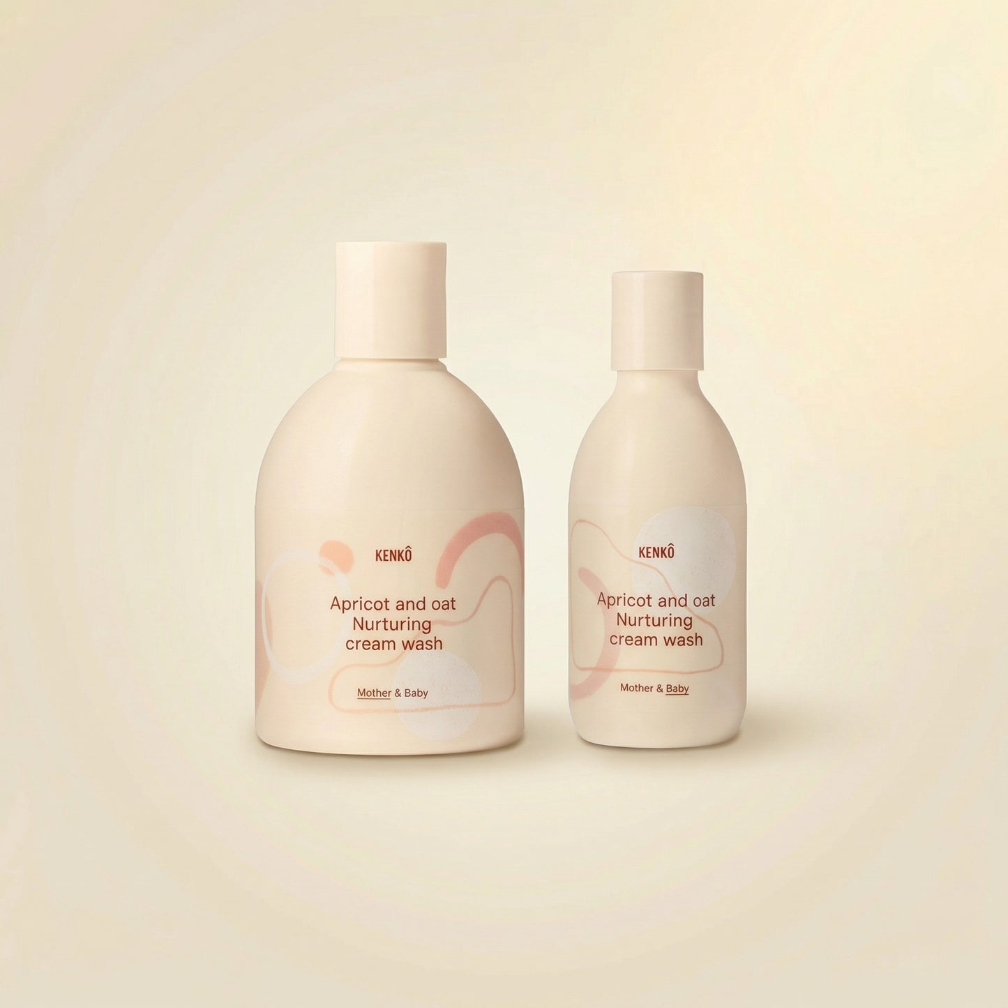 Cream Wash Set - Mother & Baby