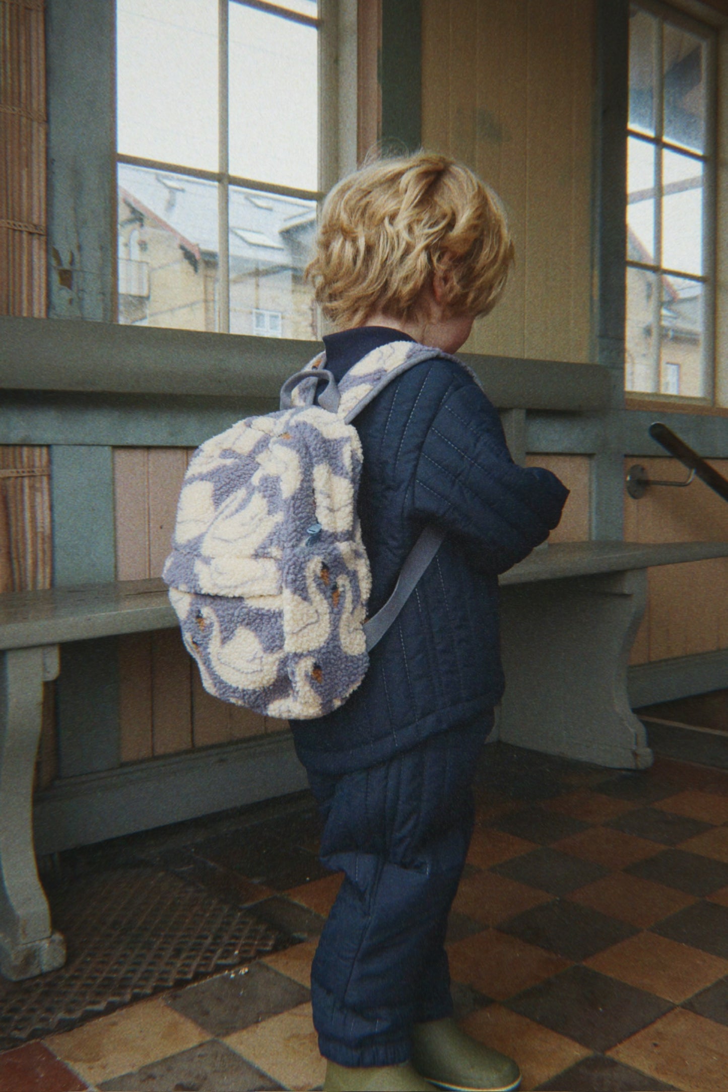 Konges Sløjd JODY TEDDY BACKPACK SWAN