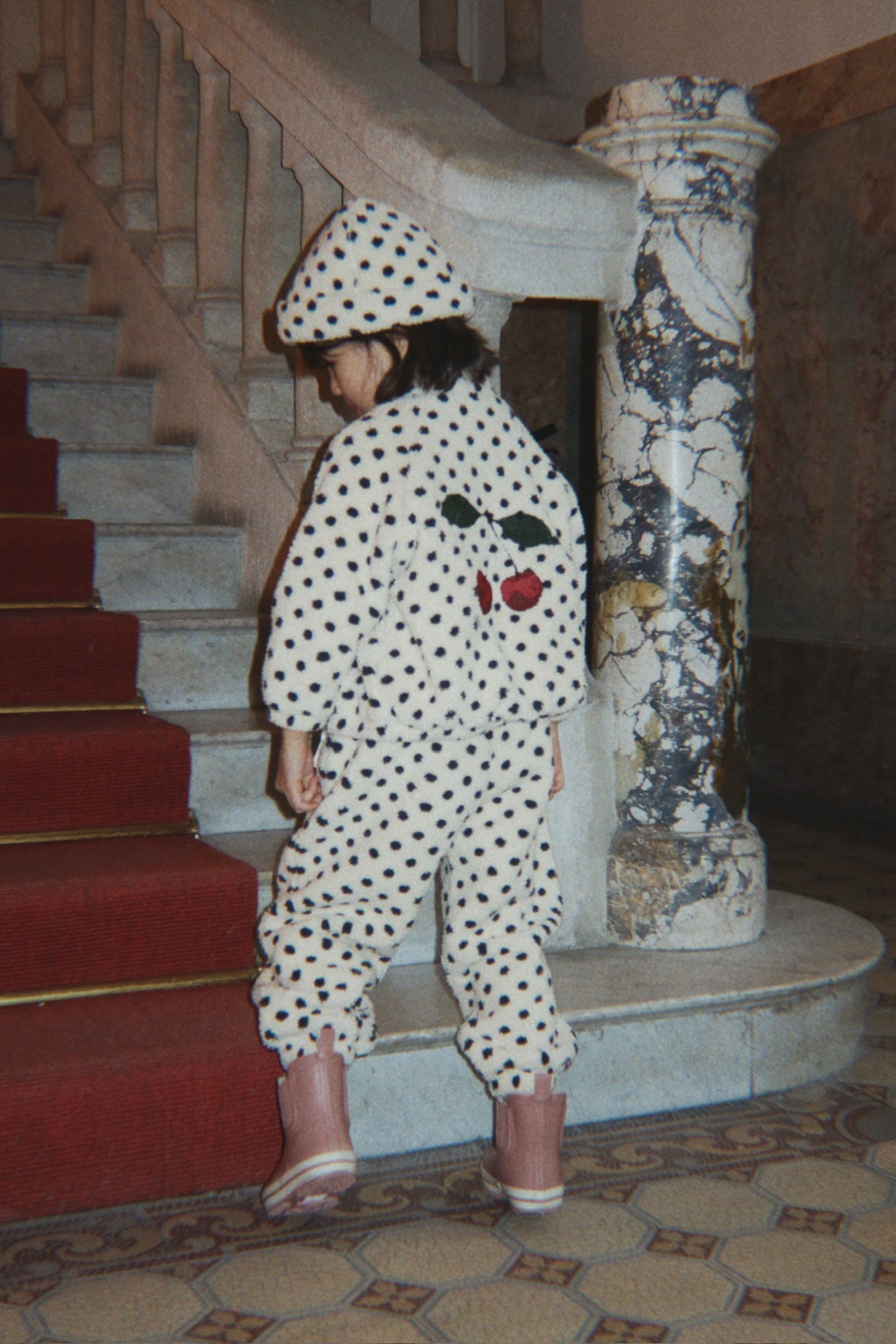 Konges Sløjd JODY TEDDY JACKET POLKADOT