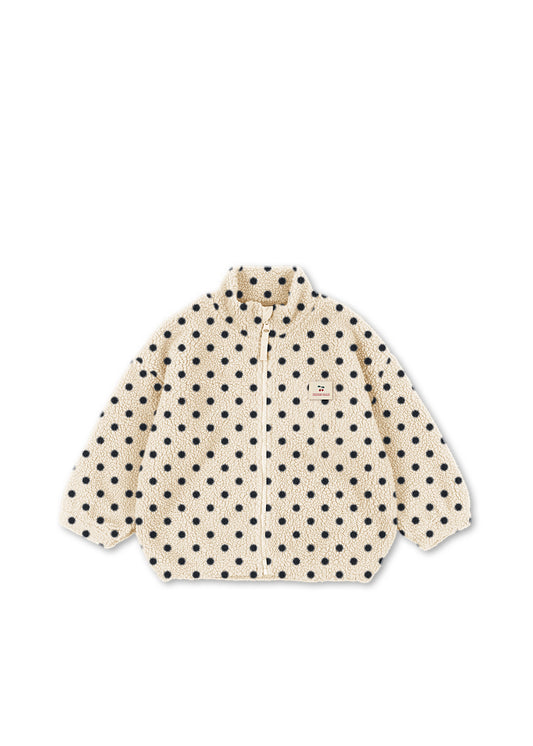 Konges Sløjd JODY TEDDY JACKET POLKADOT