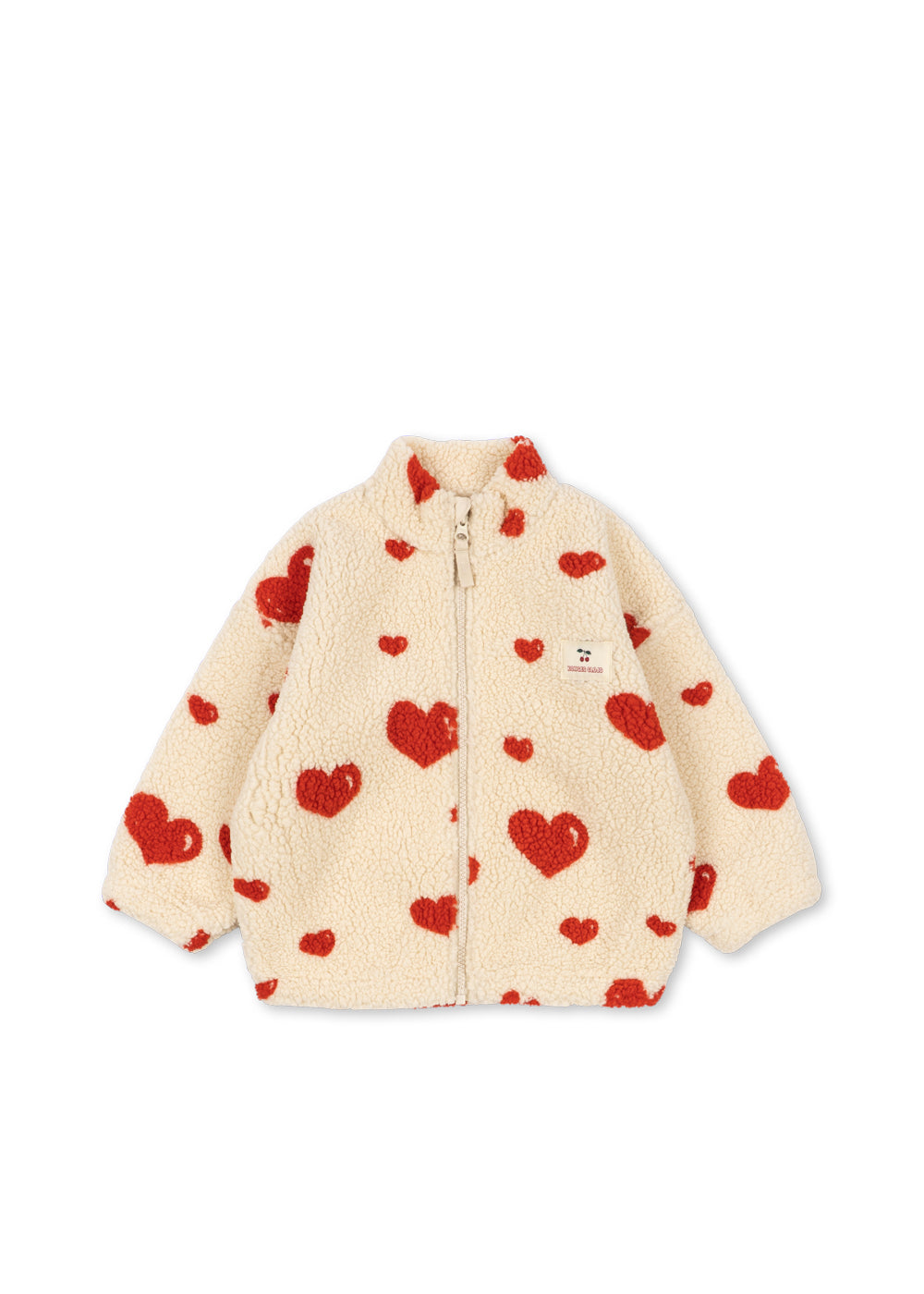 Konges Sløjd JODY TEDDY JACKET COEUR D'AMOUR